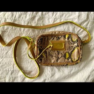 Sam Edelman Neon croc crossbody bag